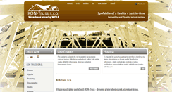 Desktop Screenshot of kon-truss.sk