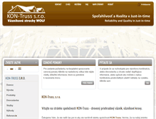 Tablet Screenshot of kon-truss.sk